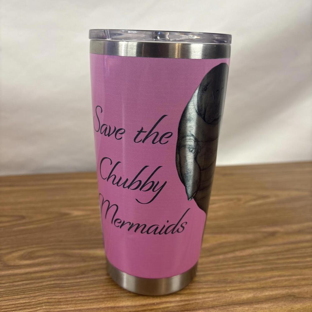 Save the Chubby Mermaids 20oz Stainless Steel Tumbler